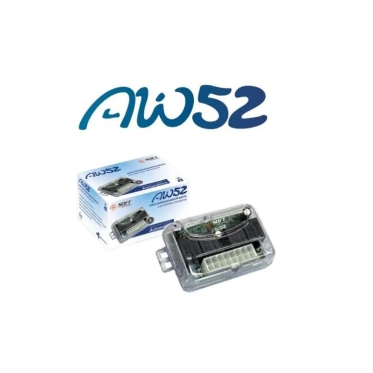 Módulo De Vidro Elétrico Soft Aw52 Universal 2 Portas Antiesmagamento
