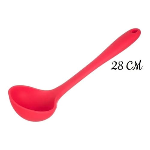 Utensílio De Cozinha Concha De Feijão Para Cozinha Em Silicone 28 cm Grande Resistente