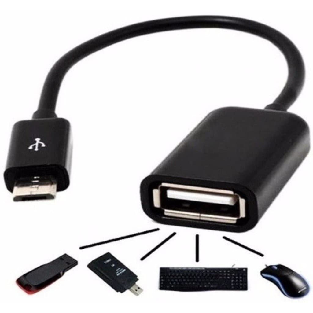 Original Adaptador Otg Micro Usb Para Usb 2.0 15Cm