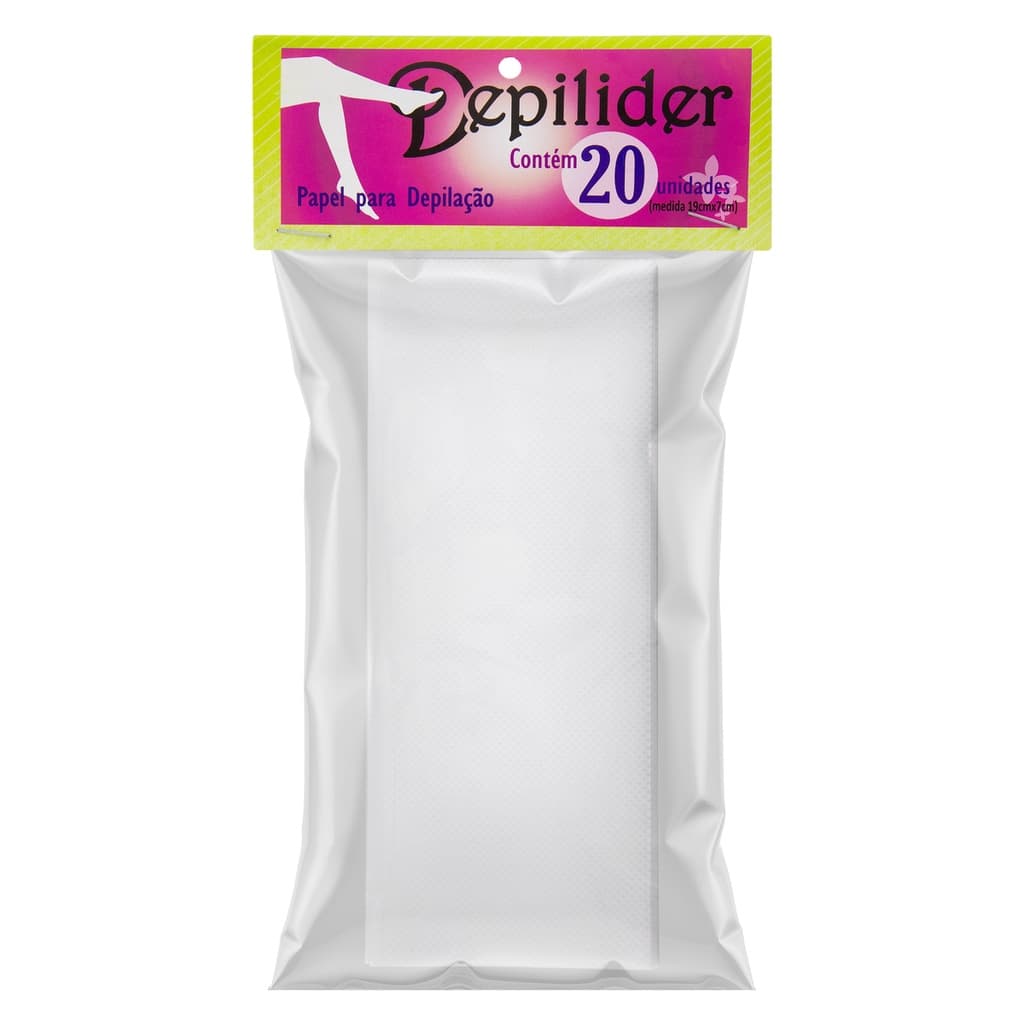 Papel Depilatório Depilider 20 UND
