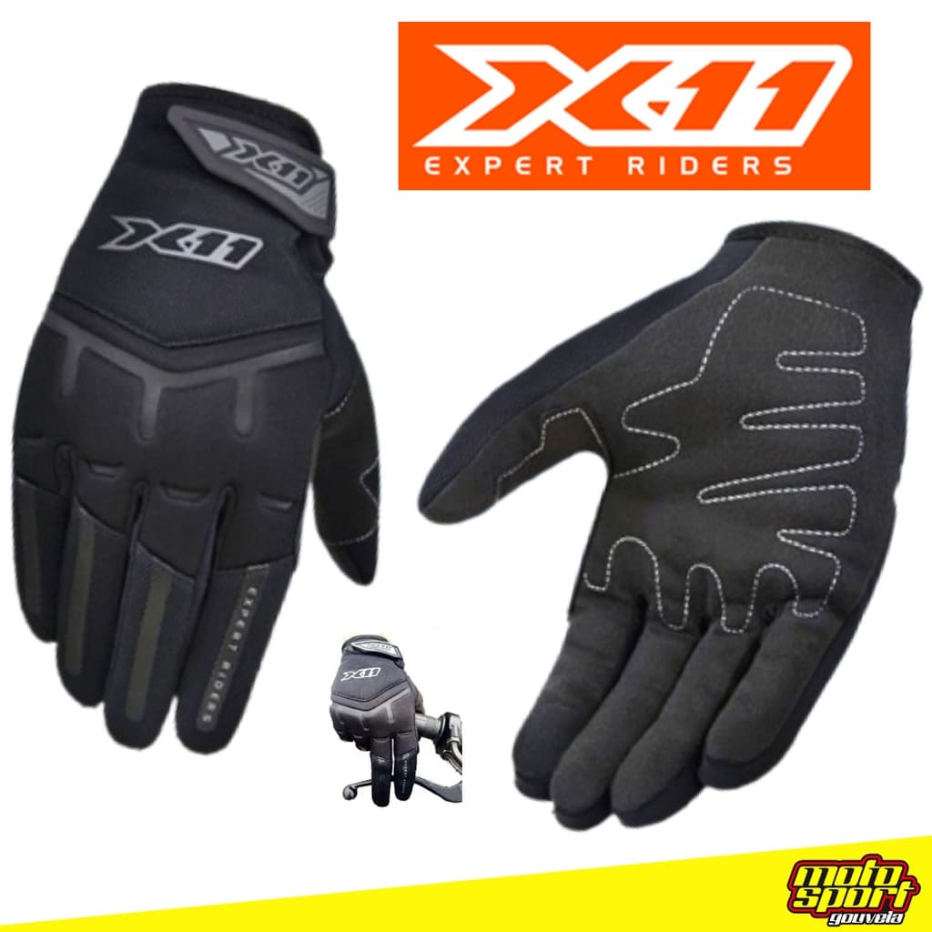 Luva De Motoqueiro X11 Fit X Com Função Touch Screen Masculina Proteção Frio