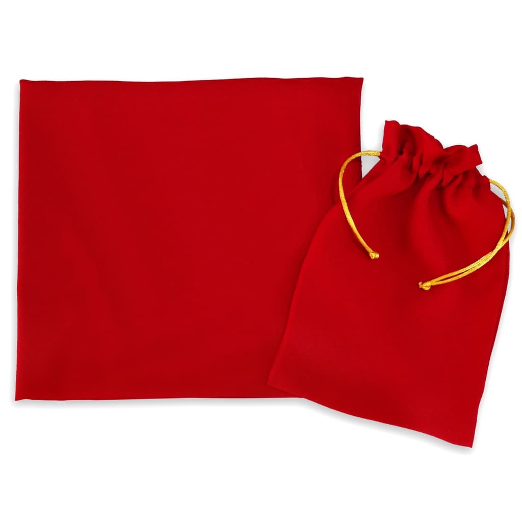 Toalha Cor Lisa + Saquinho Para Guardar Cartas De Tarô ( Escolha Sua Cor)