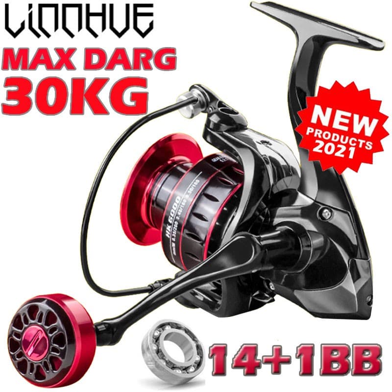 Carretel De Pesca De Metal Com Alça Para 30kg/1000-7000 molinete de pesca 5000 molinete 1000 molinetes