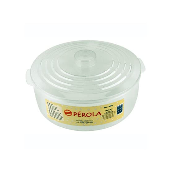 Pote / Panela De Microondas Perola 2l 10x20cm De Ø