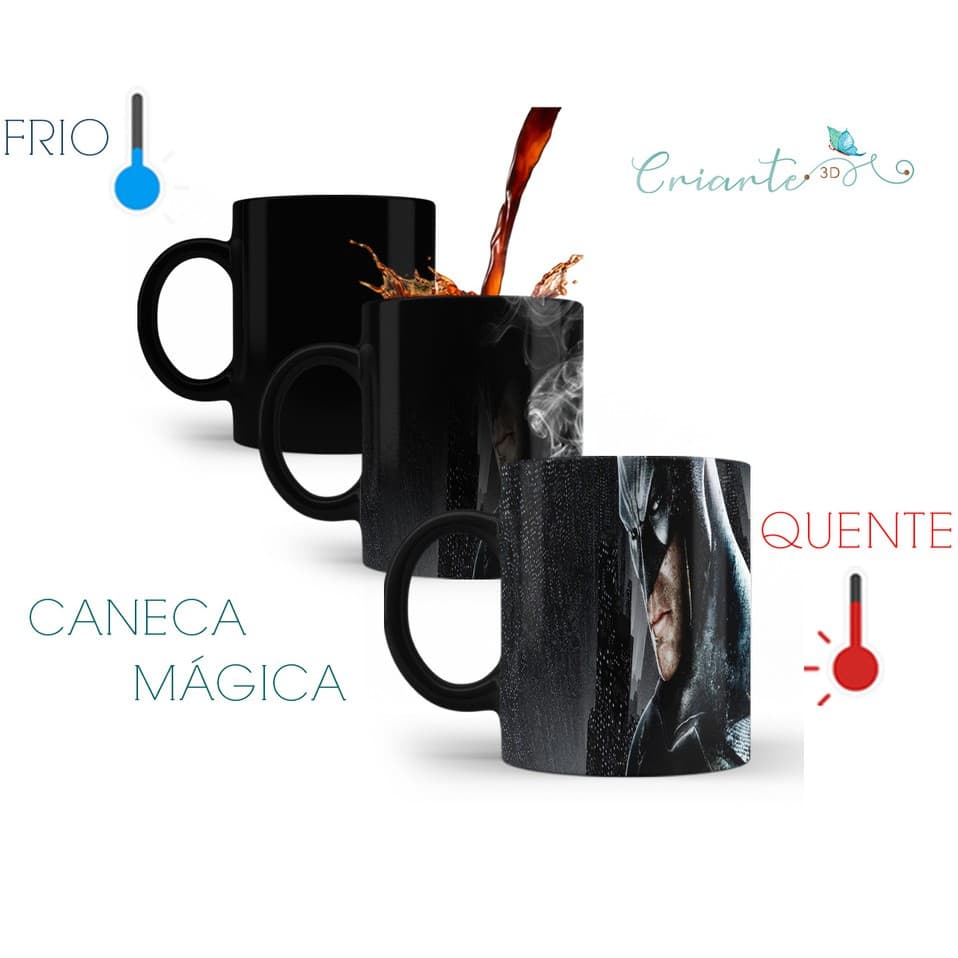 Caneca Porcelana Mágica Coleção Batman #10