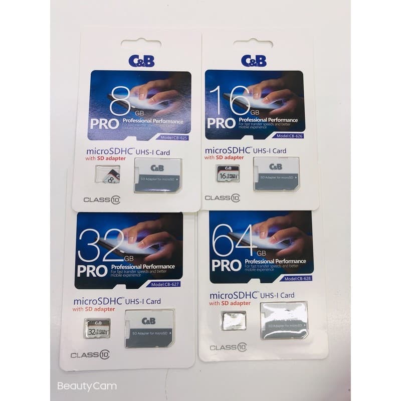 Cartão Memória Micro SD8.16.32. 64GB com 1 Adpt