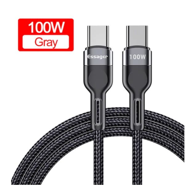Cabo Pd Tipo C 100w Qc 4.0 Macbook iPad Xiaomi Samsung S20