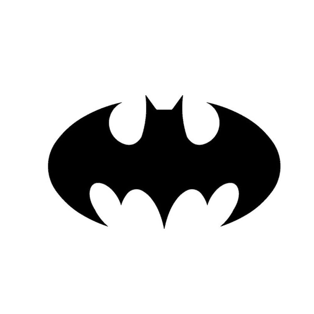 Quadro Decorativo Batman Preto MDF