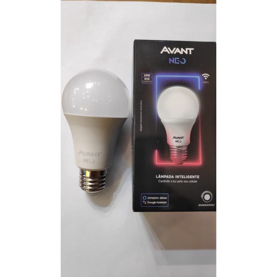 Lâmpada Pera Neo Inteligente RGB 15w OU 10w Bivolt Avant