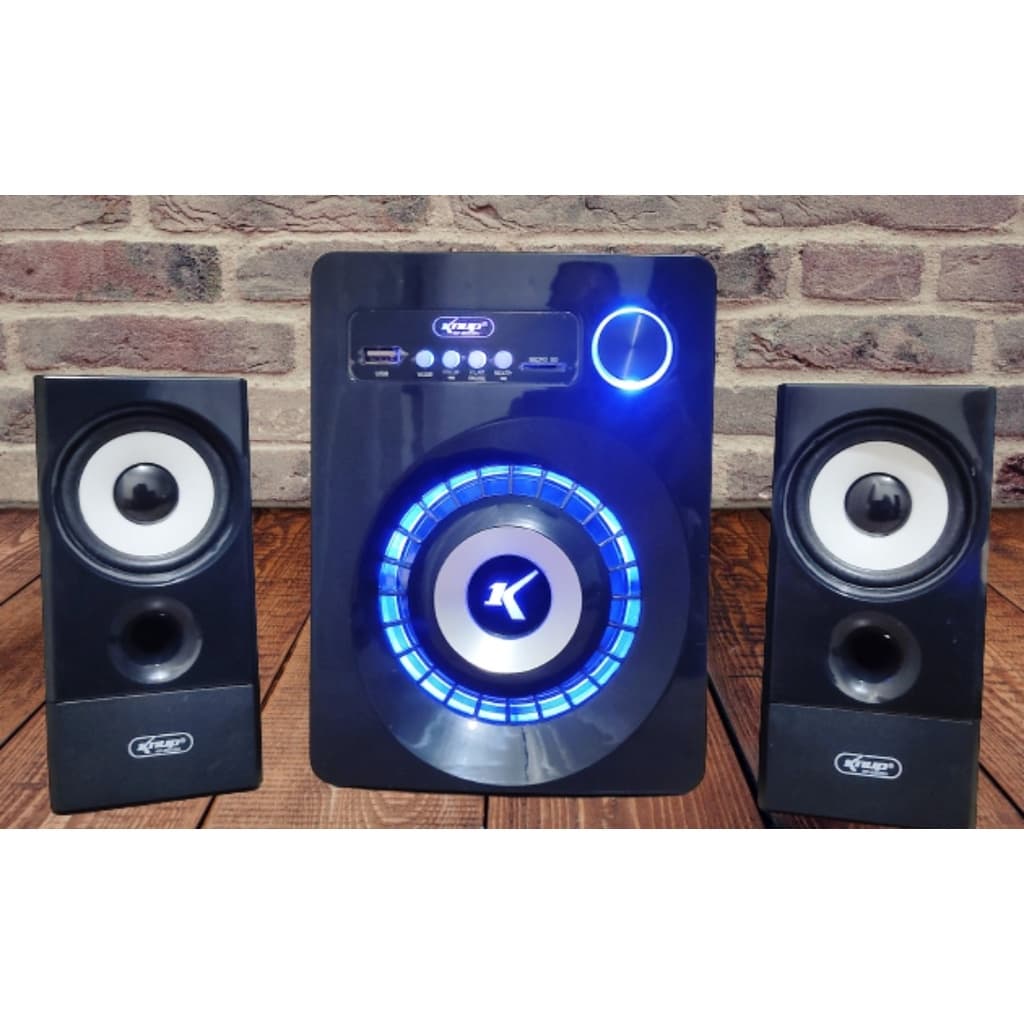 Micro System Caixa De Som Bluetooth Subwoofer/usb 2.0/sd/radio FM de tomada