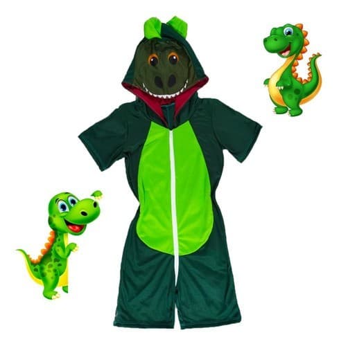 Pijama Infantil Macacão Fantasia Pokemon Dinossauro Parmalat