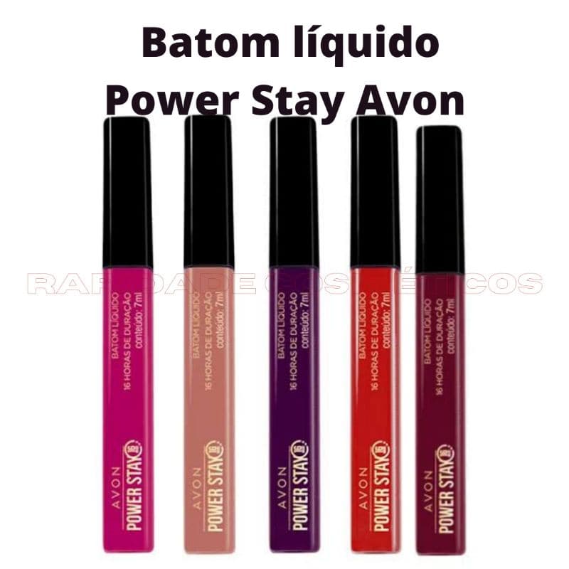 Batom Líquido Power Stay Avon 7ml