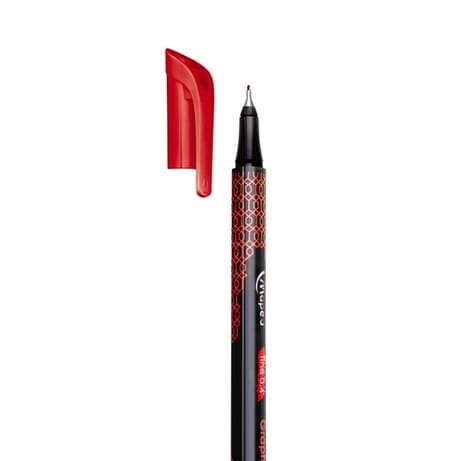 Caneta Hidrográfica 0.4mm Maped Graph Peps estampada