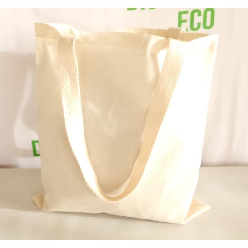 Ecobag sem impressão 40x35  Sacola Algodão100% Kit 5 un Alça de ombro