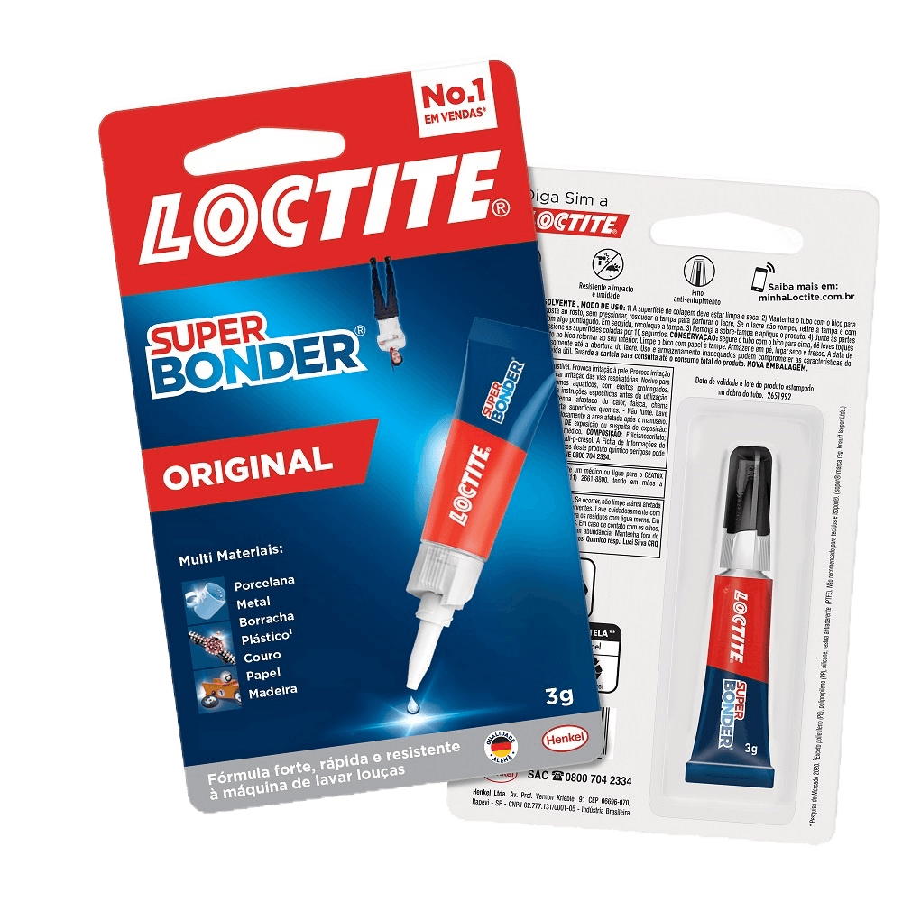 Cola Super Bonder Loctite 3g