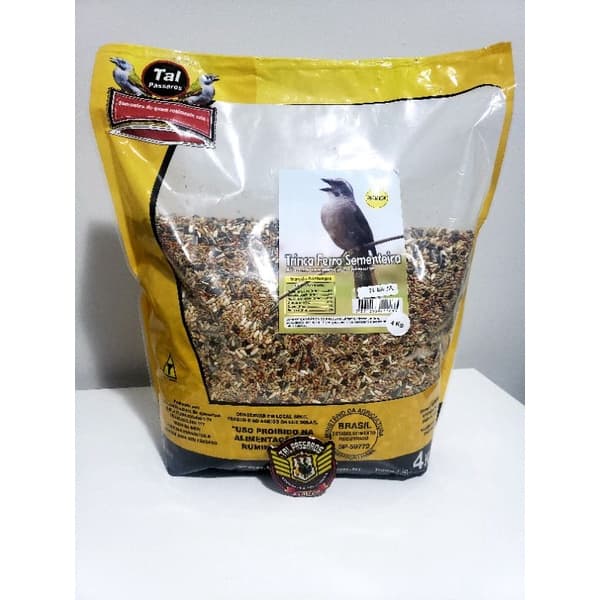 Ração Trinca Ferro Sementeira 4kg - Tal Pássaros