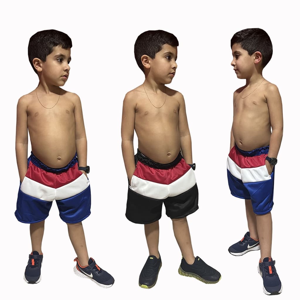 Bermuda infantil menino chimpa varias cores
