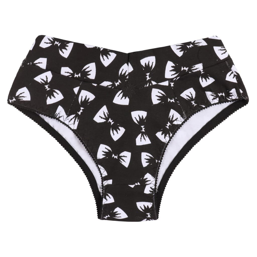 Tanga Feminina Cós Duplo Rebatido Cintura alta Calcinha Cotton Lisa e Estampada Conforto