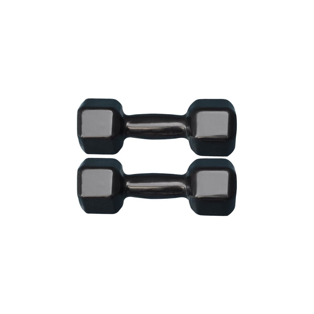 Par Halter Sextavado 1 Kg Emborrachado - 2 und totalizando 2 kg