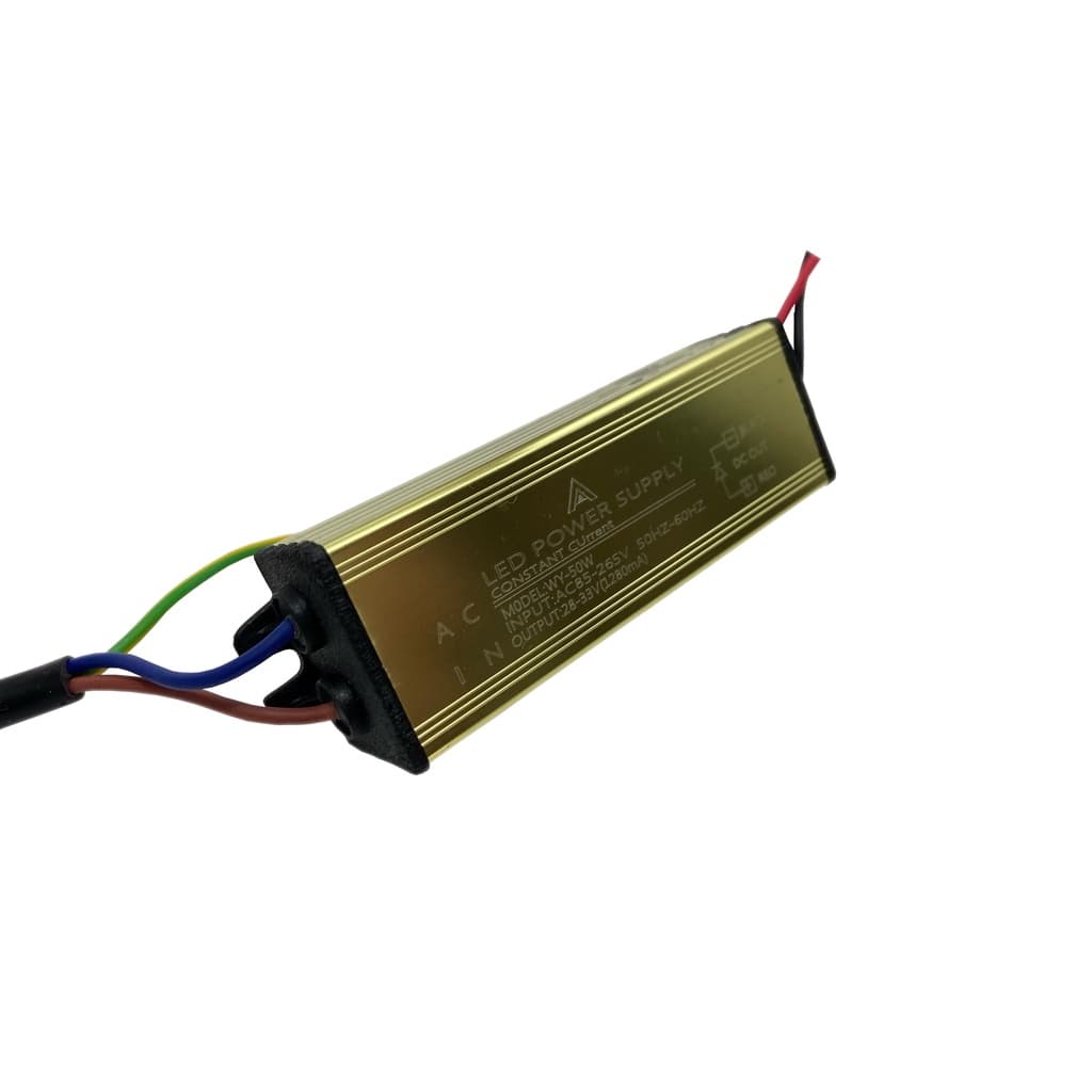 Driver Reator Para Refletor Bivolt 50w 1280ma Reposição Refletor Led
