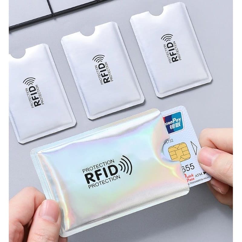 Capa de Cartão Anti RFID bloqueia Leitura de Cartão Por Aproximação