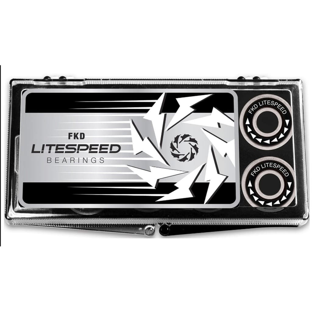Rolamento FKD Litespeed Bearings c/ Espaçadores Skateboard Skate Loja_Skate Fkd_bearings