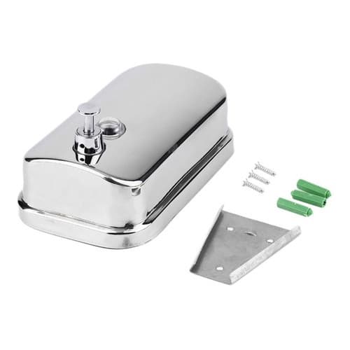 Dispenser Detergente Pia Cozinha Banheiro Em Inox De Parede