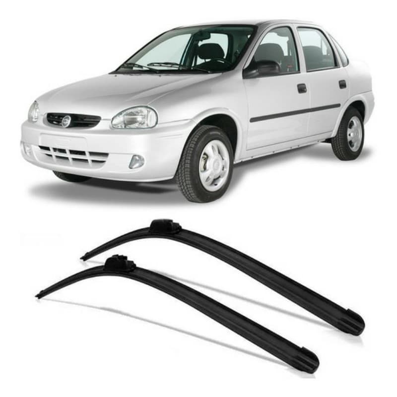 Kit Palheta Limpador Para-brisa Corsa Classic 2000 á 2013