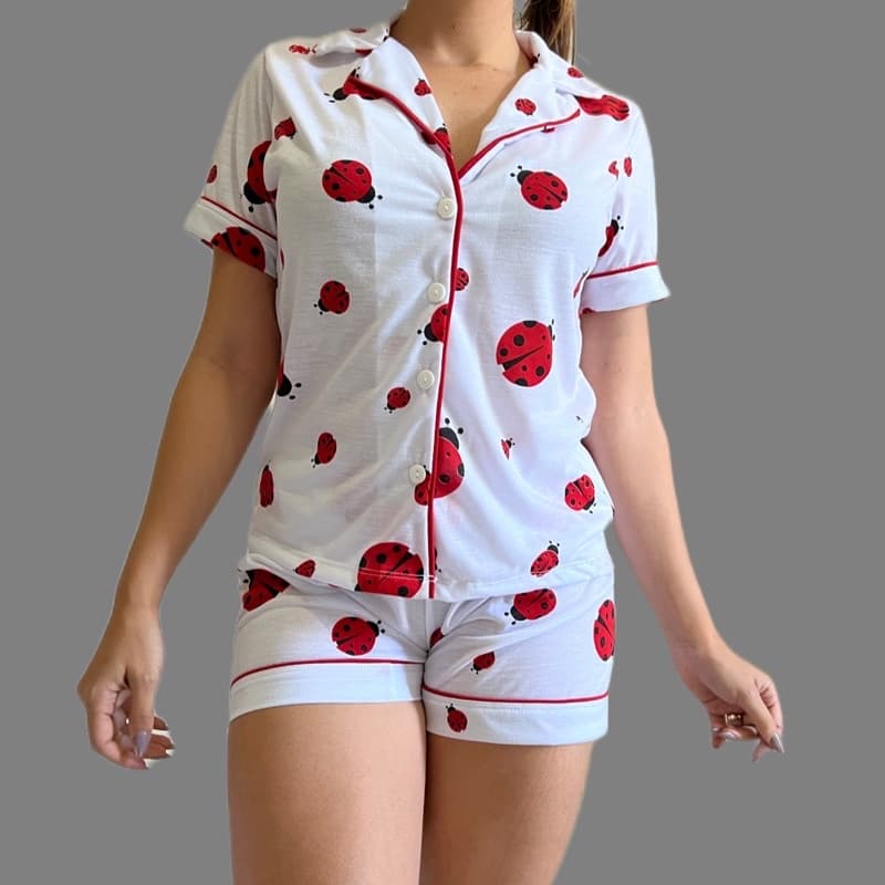 Pijama blogueirinha americano gestante amamentação feminino