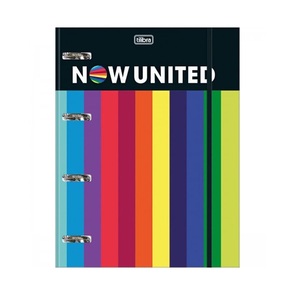 Fichário Argolado Cartonado Now United - Tilibra