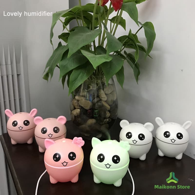 Umidificador Aromatizador Ambiente ultra-sônico Difusor LED USB mudo