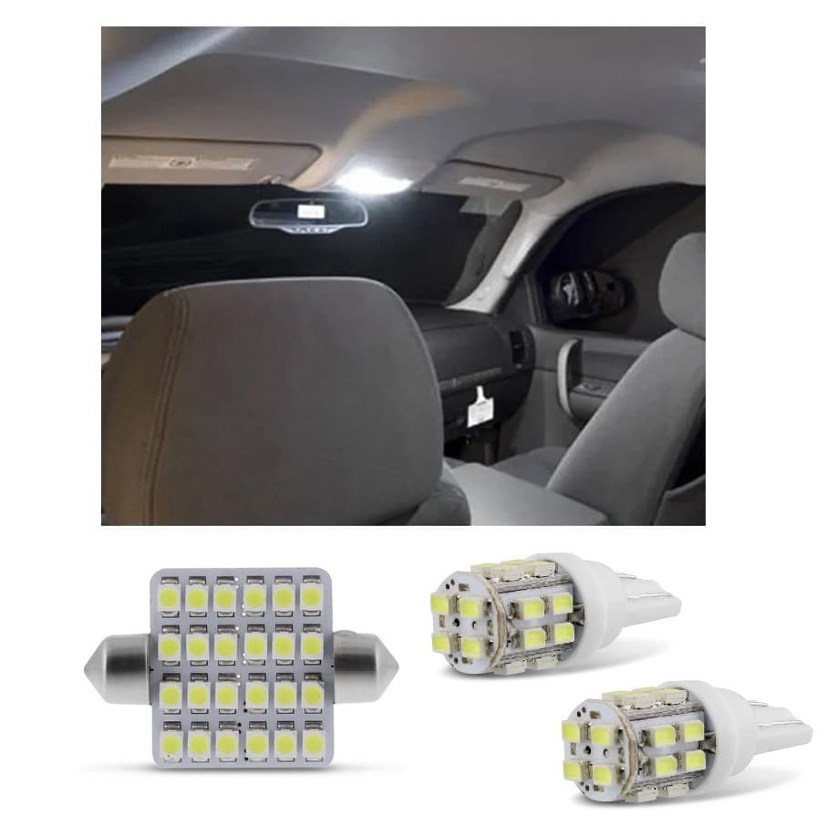 Kit Iluminação Interna Lâmpadas Led Gol G5 G6  G7 (Luz de Teto)
