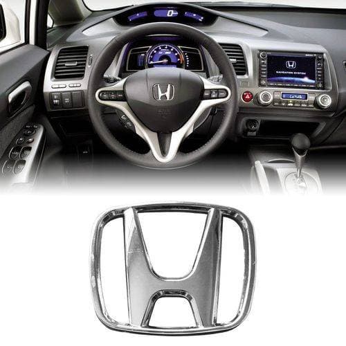 Emblema Simbolo H Volante Linha New Civic Fit City Hrv 2007 até 2018