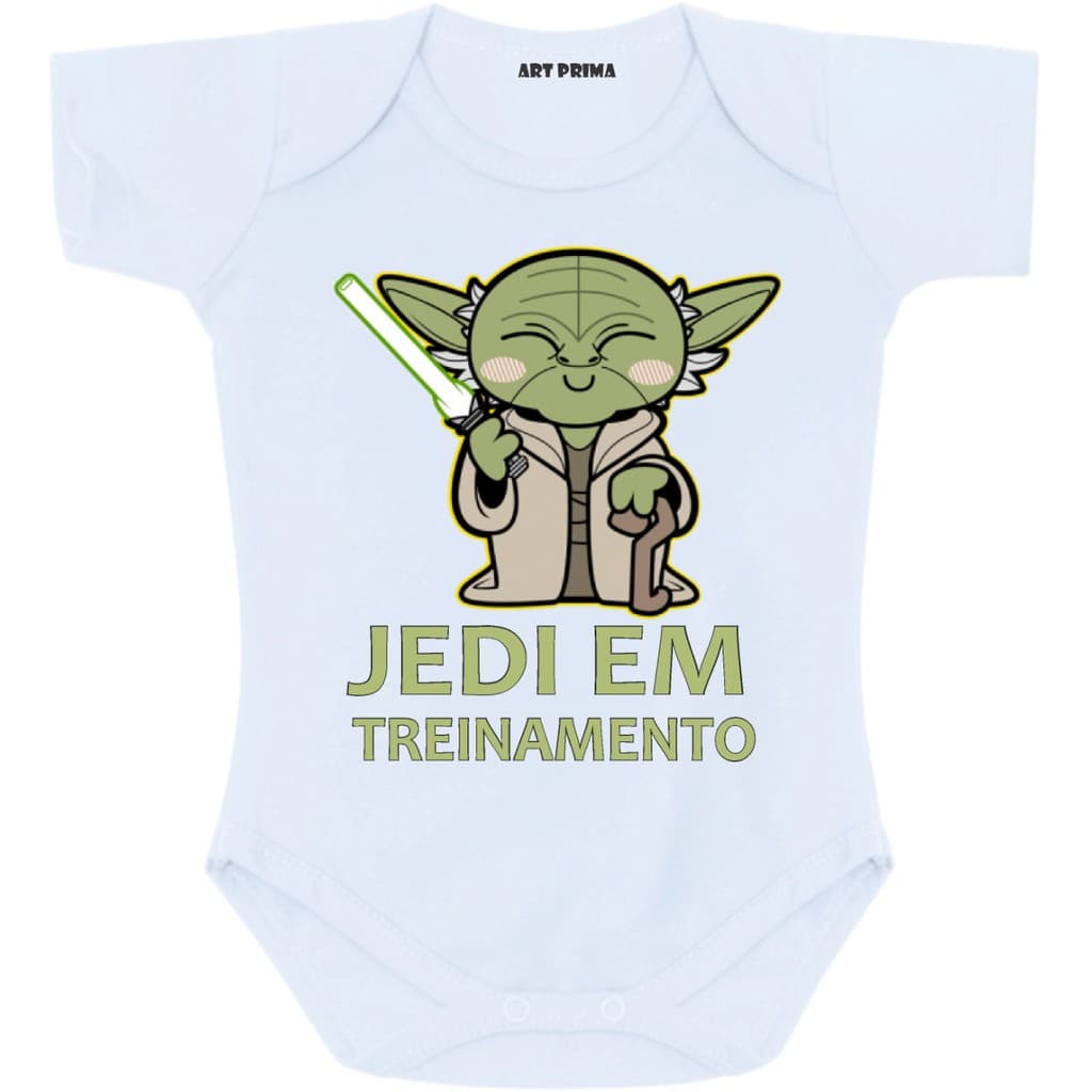 Body Star Wars Jedi em Treinamento Geek Roupa Bebê Darth Vader