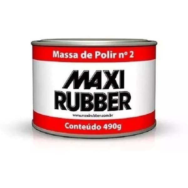 Massa De Polir Nº 2 Maxi Rubber 490g REF:07K8