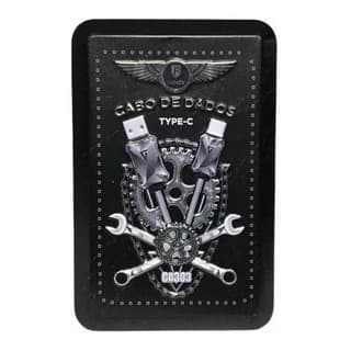 Cabo De Dados Carregador Usb Type C/V8/iPhone- Fancy