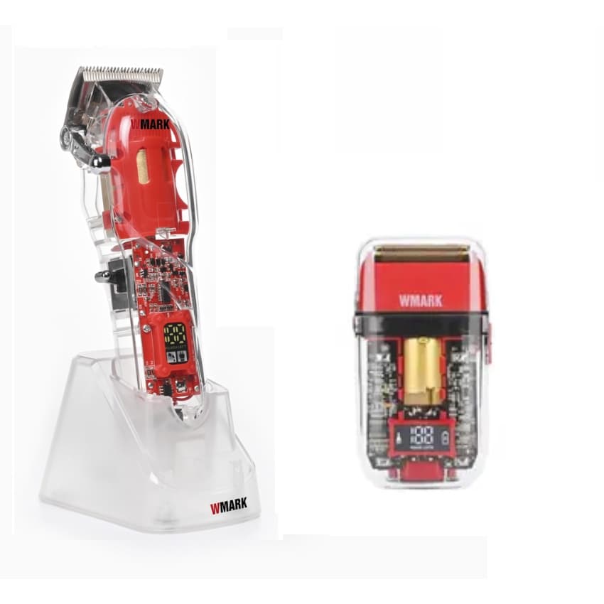 Máquina De Cortar Cabelo Wmark Ng 407 +  Shaver Wmark Ng 988