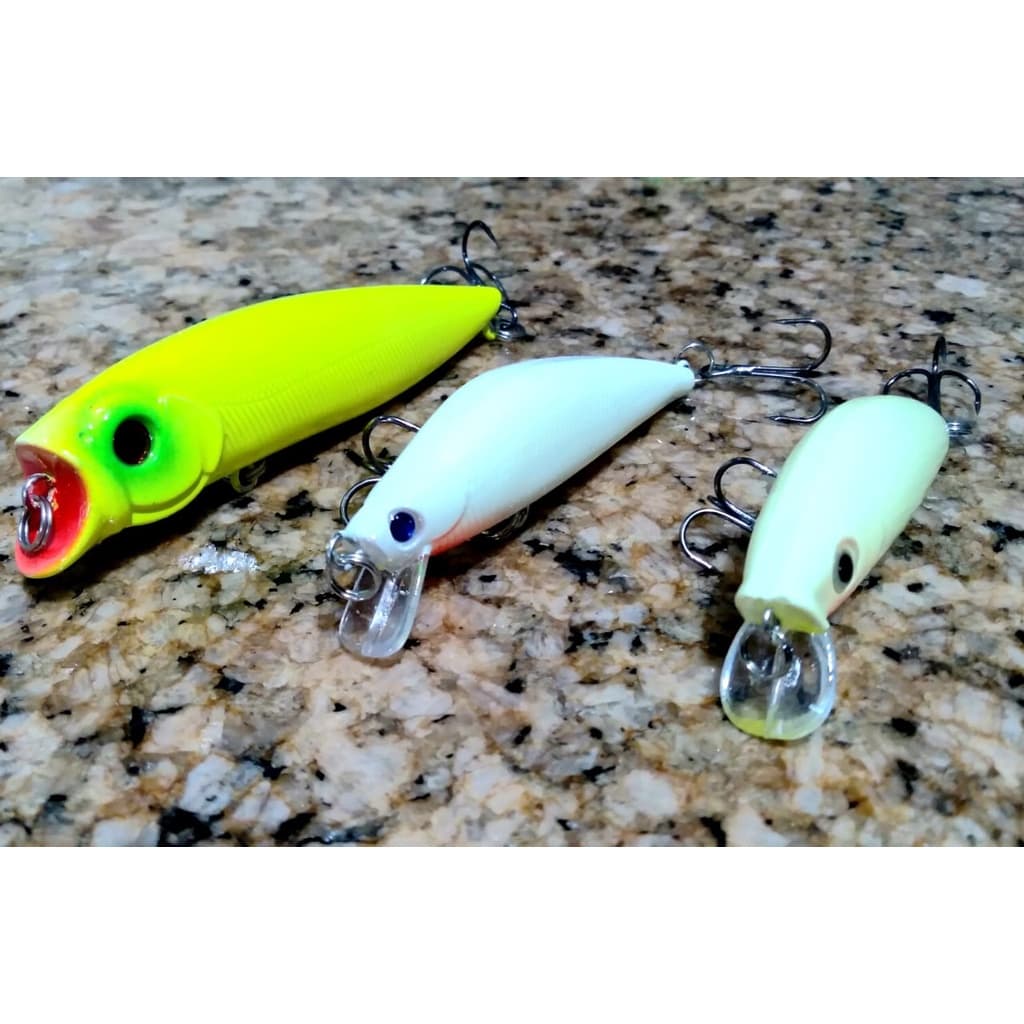 Kit Especial Fisga Certa com 3 Unidades para pesca de peixes como Saicanga, Tucunaré, Dourados, Mat