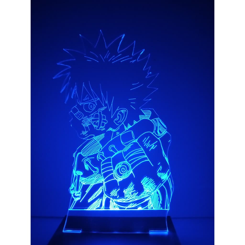 Luminária Abajur de mesa Led Naruto novo poder