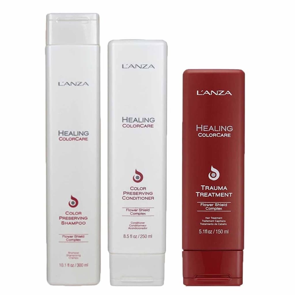 Kit Lanza Healing Color Sh300ml Cond250ml E Trauma Treatment150ml