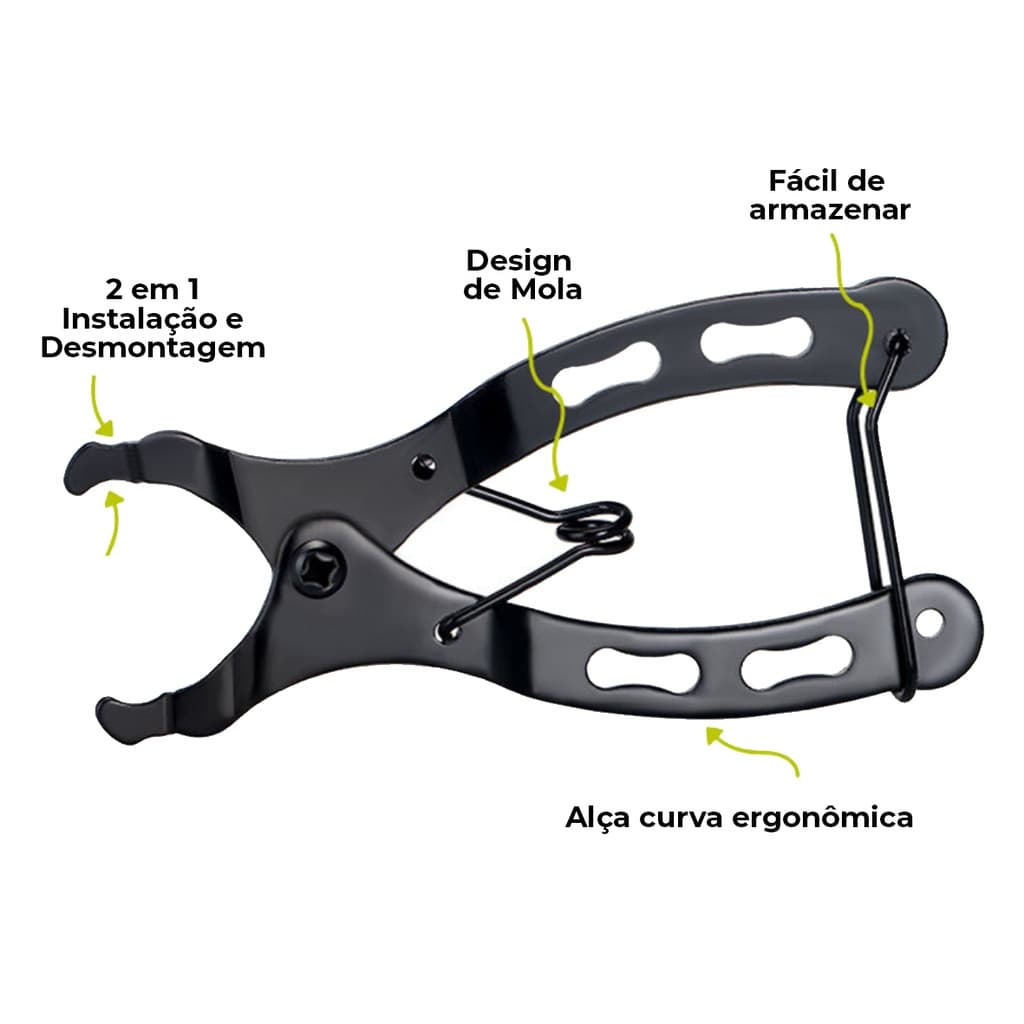 Alicate Remoção Extrator Power Missing Link Corrente Chave Bicicleta