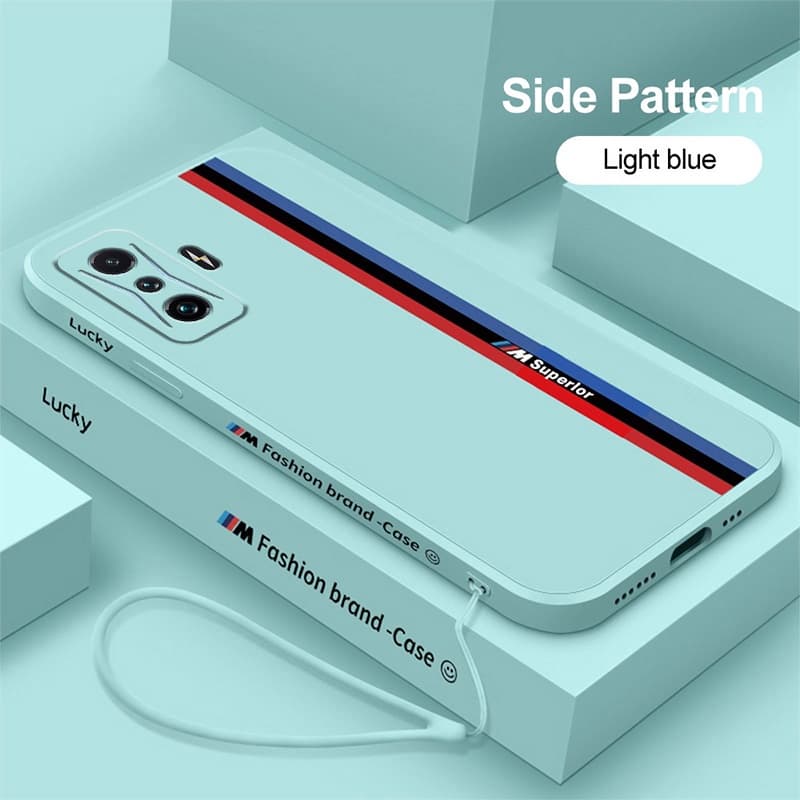 Lucky Xiaomi Pooc M4 X4 F4 GT Capa Flexível Para Poco X4 X3 M4 F3 M3 Pro 4G 5G Max Silicone Líquido