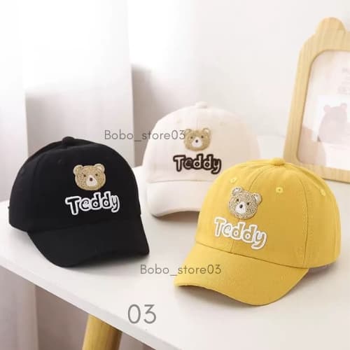 Bobo_store03 Boné De Beisebol Modelo TEDDY Para Meninos E Meninas