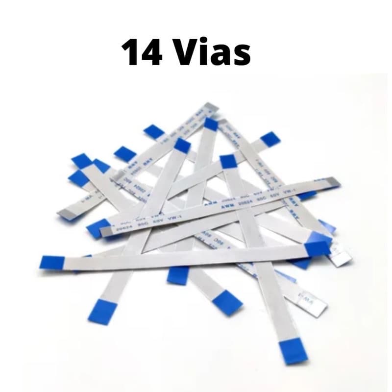 Cabo Flat 14 Vias Pinos para Controle Ps4 JDM/JDS 001 para Xbox 360 Super Slim Eject Reset