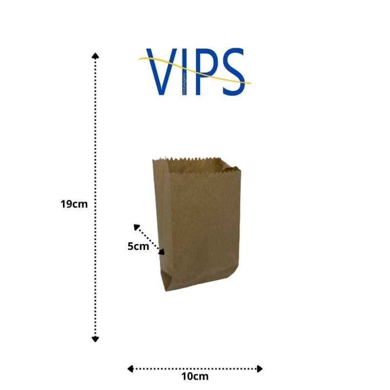 Saco de Papel Semi Kraft c/500 - 1/2KG