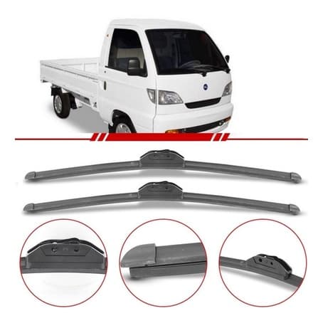 Kit Palhetas Limpador Para-brisa Effa Todos Modelos