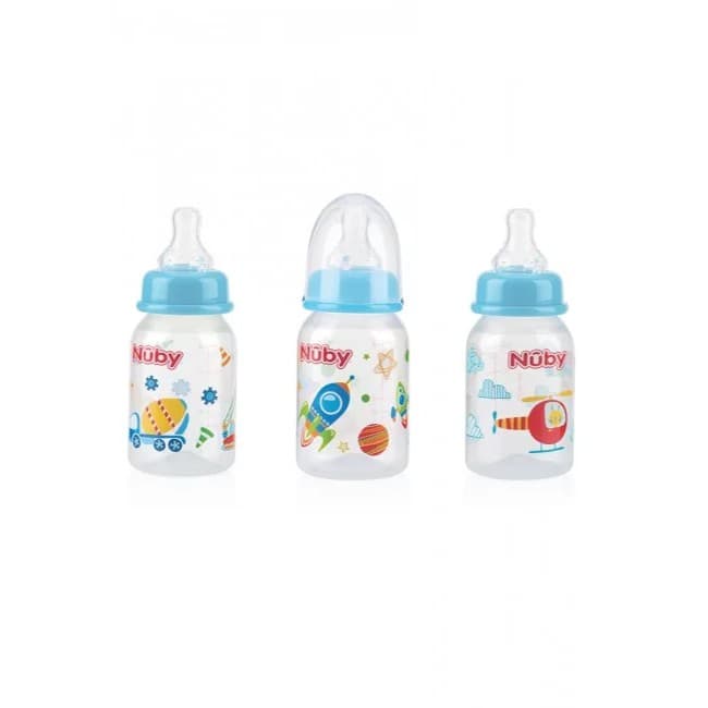Mamadeira Anticólica Menino 3+ Nuby 120ml - Nuby