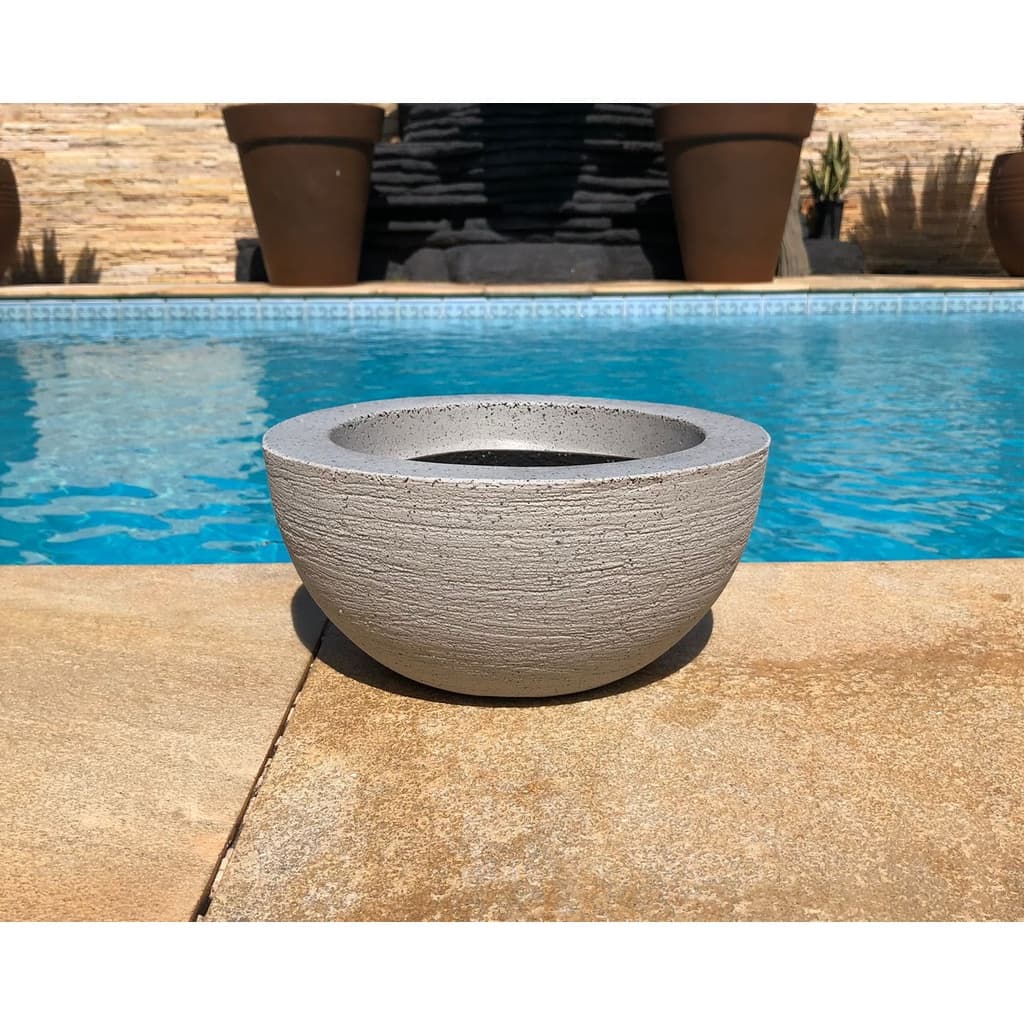 Vaso de Planta tipo Bacia Mini em Polietileno (13x26)