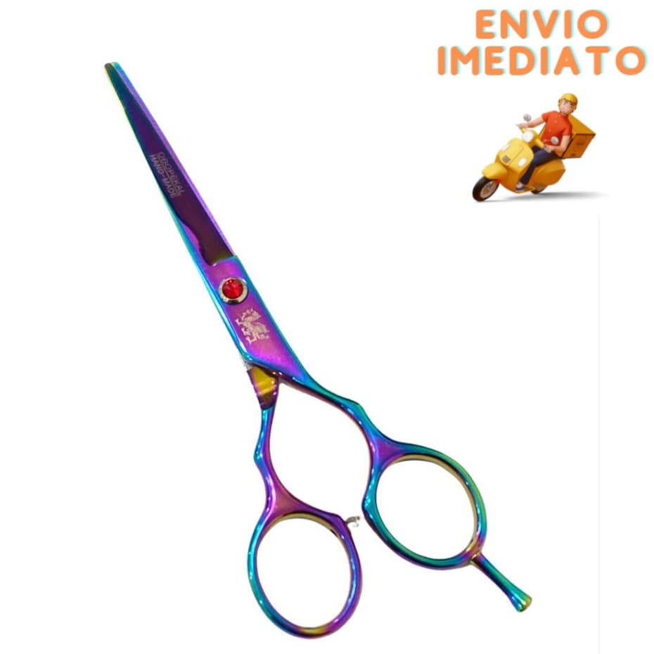 Tesoura Para Cortar Cabelo Fio a Laser 6.0 Barbeiro Profissional Cabeleireiro Obopekal