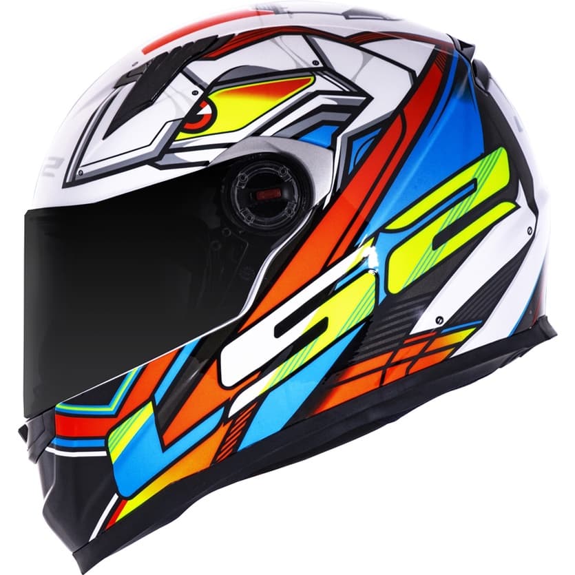 Capacete LS2 FF358 Classic Xdron Neon Laranja / Orange